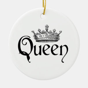 Queen Ceramic Ornament