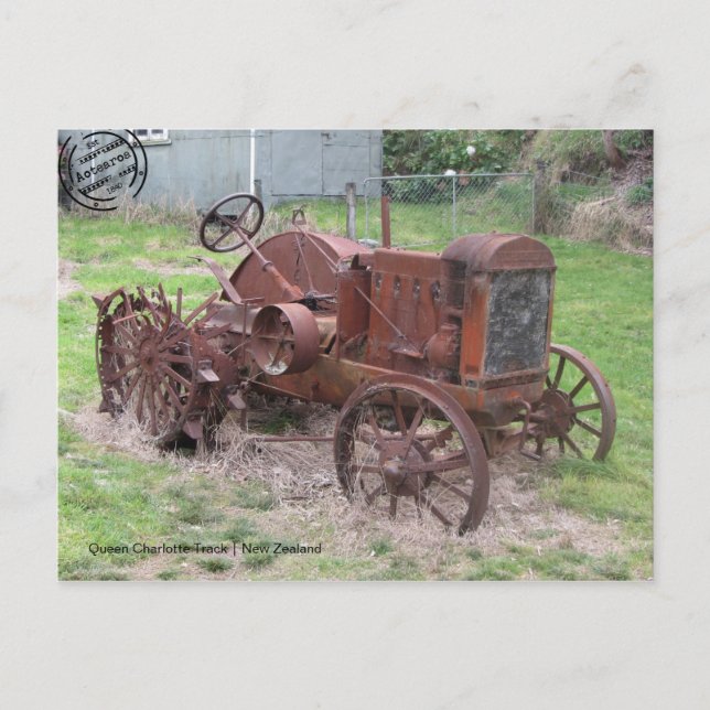 Queen Charlotte Track (Neuseeland) Postkarte Postcard (Front)