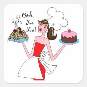 Queen Chefista! - "Ooh La La!" Stickers