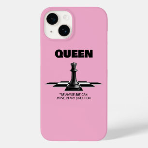 Queen Chess Be Aware She Can Move In Any Direction Case-Mate iPhone 14 Case