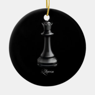 Queen Chess Piece Halloween Costume Chess Lover Ceramic Ornament