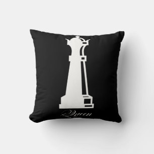 Queen Chess Piece Halloween Costume Chess Lover Cushion