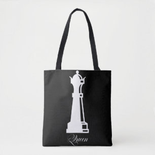 Queen Chess Piece Halloween Costume Chess Lover Tote Bag