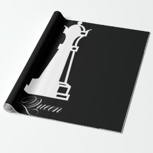 Queen Chess Piece Halloween Costume Chess Lover Wrapping Paper
