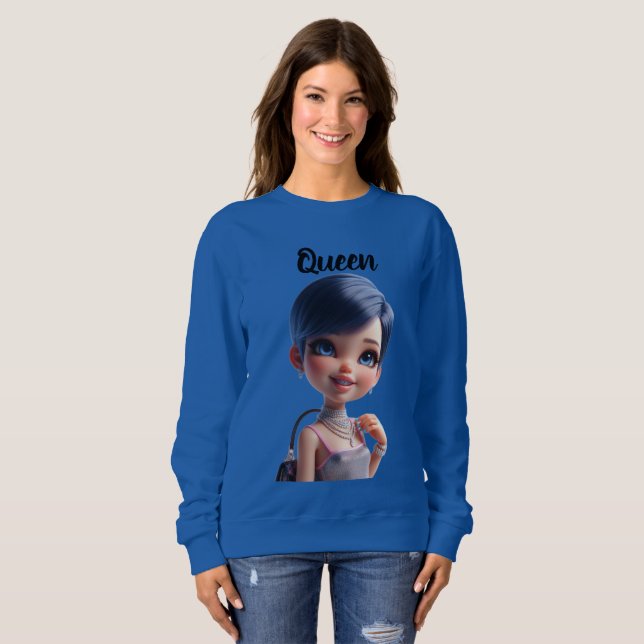 Queen CHIBI DOLL Sweatshirt (Front Full)