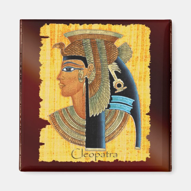 Queen Cleopatra Egyptian Art Magnets (Front)