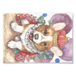 Queen Corgi Photo Print
