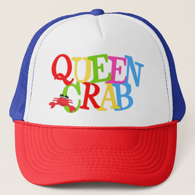 Queen Crab  -  Trucker Hat (Front)