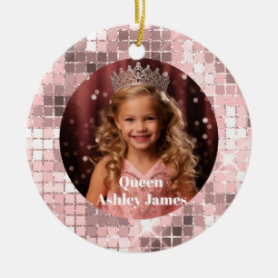 Queen Custom Photo Christmas Ornament