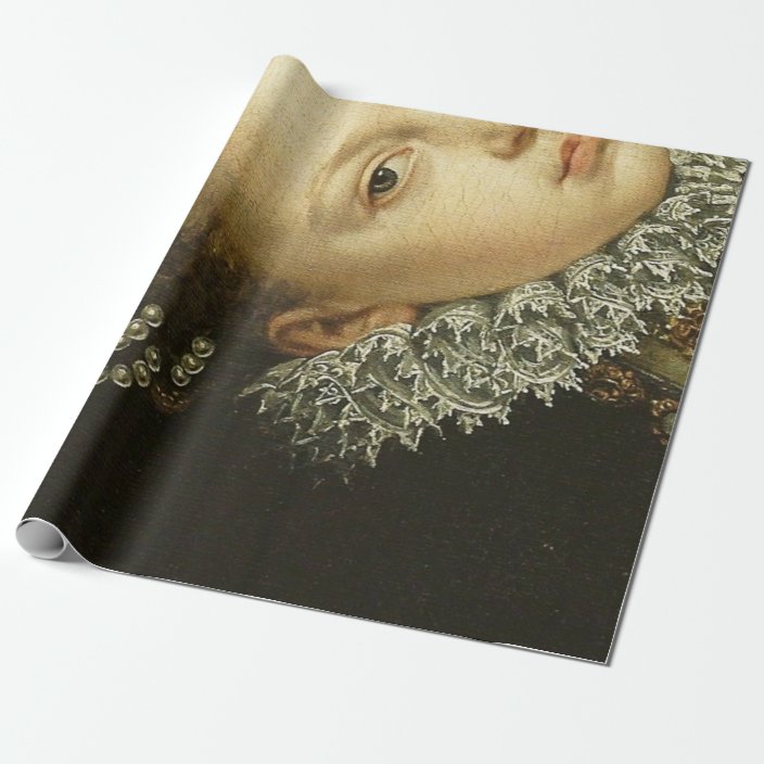 Queen Decoupage Poster Wrapping Paper Zazzle