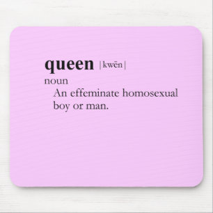 QUEEN (definition) Mouse Pad