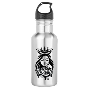 Queen Design – Elegant Royal Crown 532 Ml Water Bottle
