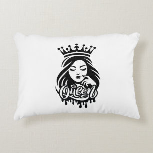 Queen Design – Elegant Royal Crown Decorative Cushion