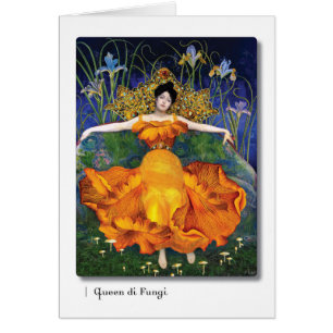 Queen di Fungi Tarot Art