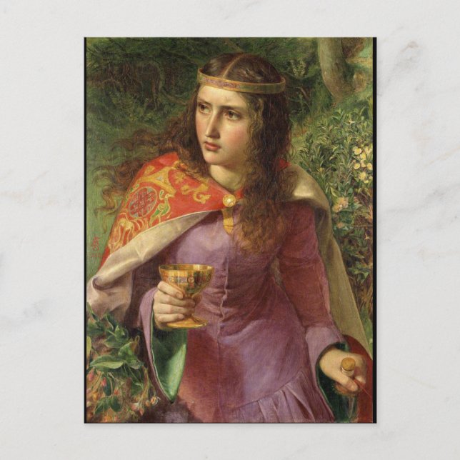 Queen Eleanor, c. 1858 by Frederick Sandys Postcard (Front)