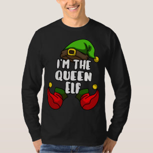 Queen Elf Matching Family Group Christmas Party Pa T-Shirt