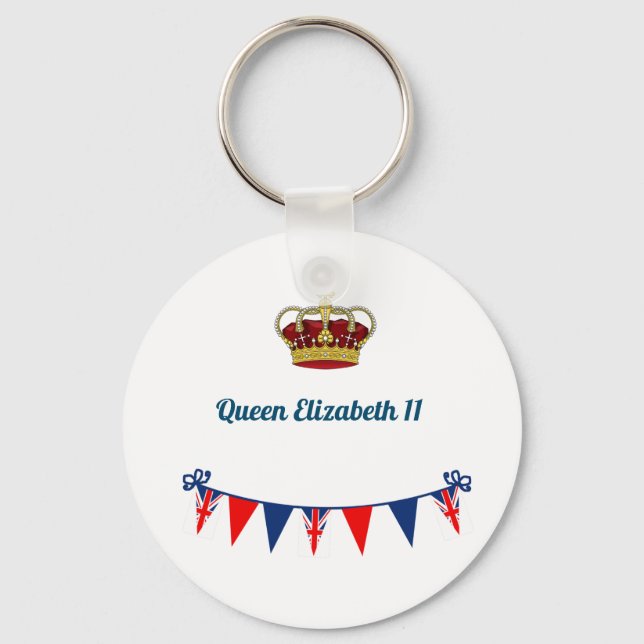 Queen Elizabeth 11 Key Ring (Front)