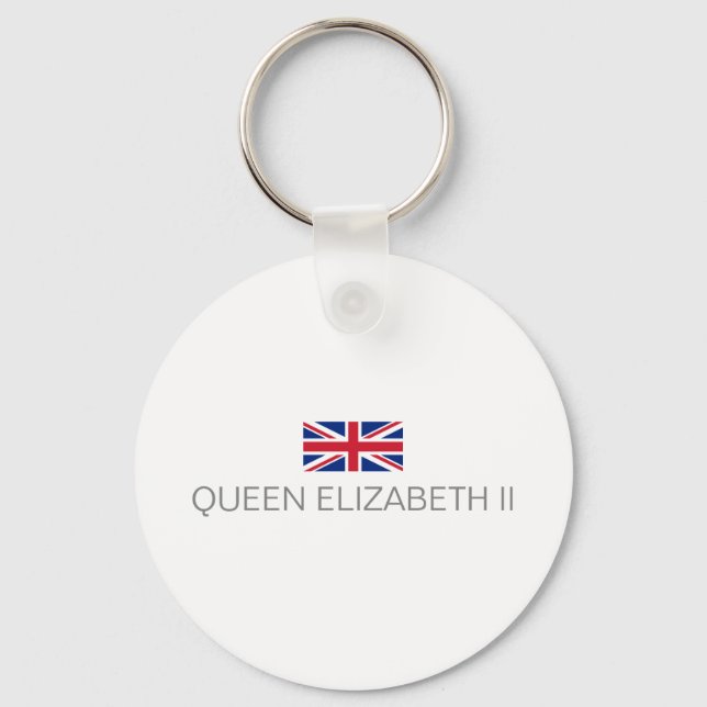 Queen Elizabeth 2nd Keychain  (Front)