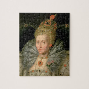 Queen Elizabeth I (bust length portrait) (see also Jigsaw Puzzle