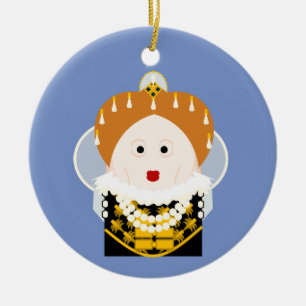 Queen Elizabeth I Ceramic Ornament