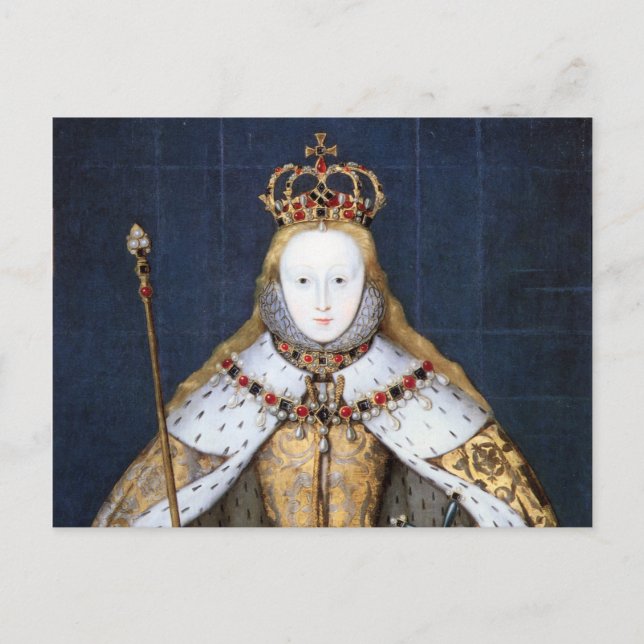 Queen Elizabeth I: Coronation Postcard (Front)