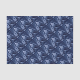 Queen Elizabeth I in blue print Tissue Paper