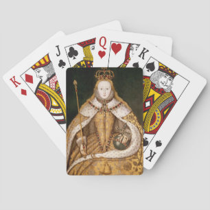 Queen Elizabeth I in Coronation Robes Playing Cards