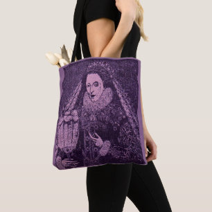 Queen Elizabeth I in lavender Tote Bag