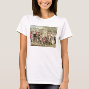 Queen Elizabeth I in procession with her Courtiers T-Shirt
