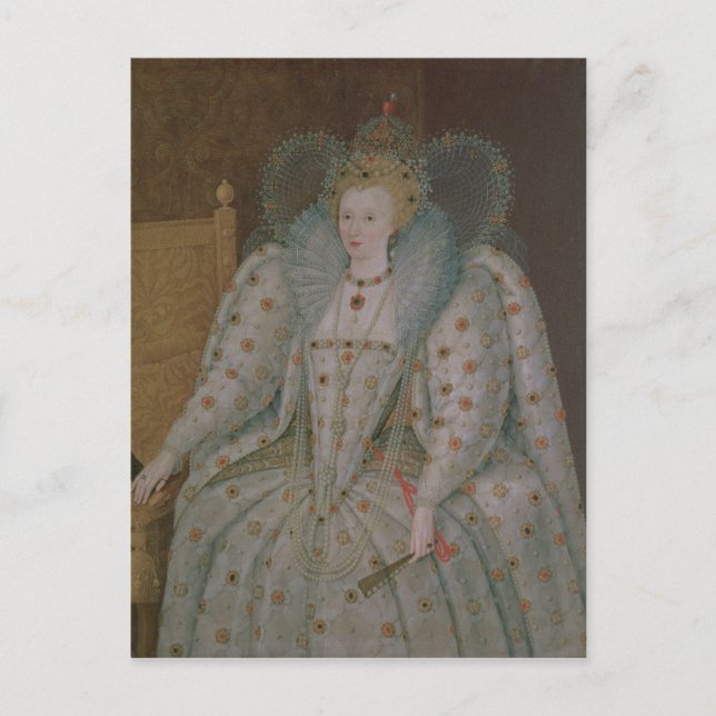 Queen Elizabeth I of England and Ireland Postcard (Front)
