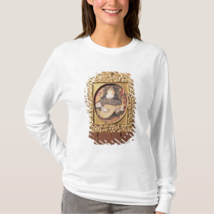 Queen Elizabeth I playing the lute (miniature incl T-Shirt