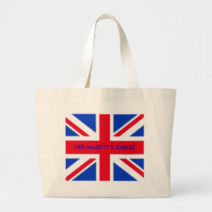 Queen Elizabeth II Large Tote Bag
