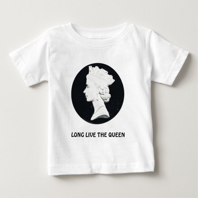 Queen Elizabeth II, Long live the Queen Baby T-Shirt (Front)