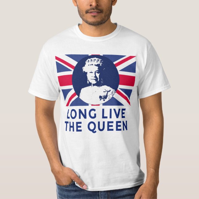Queen Elizabeth II Long Live the Queen T-Shirt (Front)