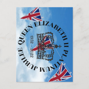 Queen Elizabeth II Platinum Jubilee postcard