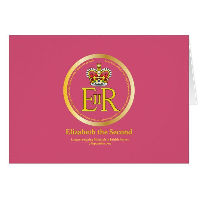 Queen Elizabeth II Reign (Front Horizontal)