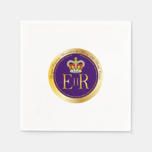 Queen Elizabeth II Reign Napkin