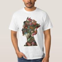 Queen Elizabeth II Silhouette Flowers 