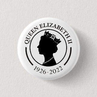 Queen Elizabeth ll Commemorative Button Badge