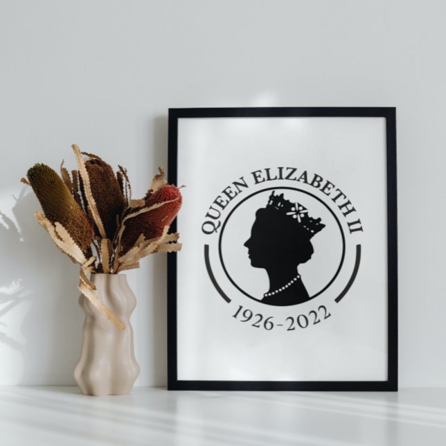 Queen Elizabeth ll Commemorative Poster Print (Creator Uploaded)