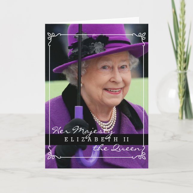 Queen Elizabeth of England Card (Front)