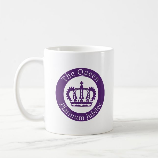 Queen Elizabeth Platinum Jubilee - The Queen Coffee Mug (Left)