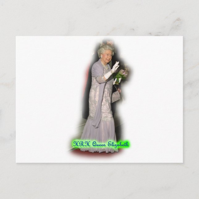 QUEEN Elizabeth Postcard (Front)