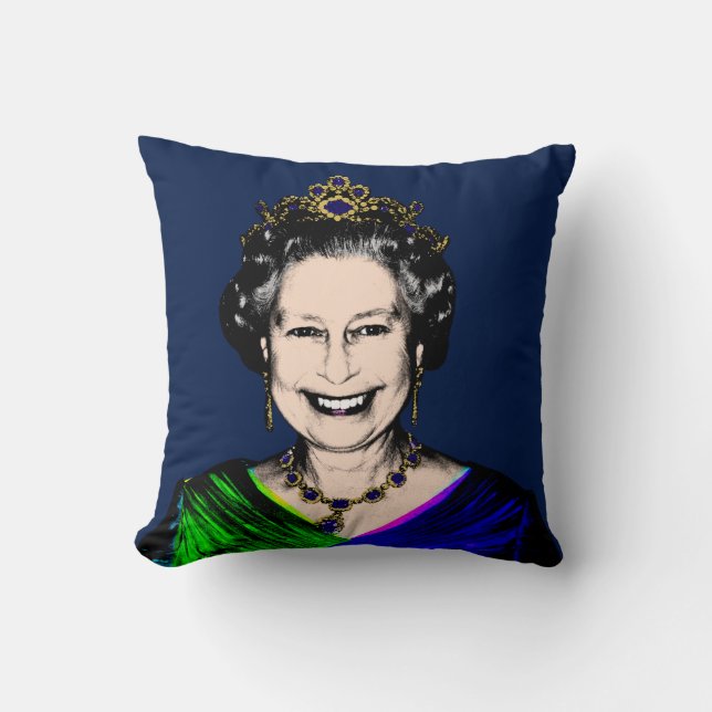Queen Elizabeth V3 pillow (Front)
