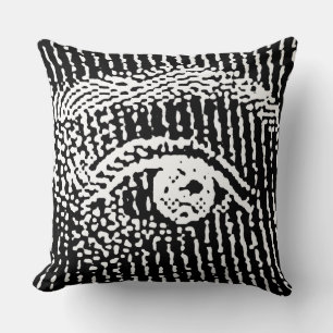 Queen Elizabeth's Eyes Throw Pillow