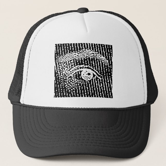 Queen Elizabeth's Eyes Trucker Hat (Front)