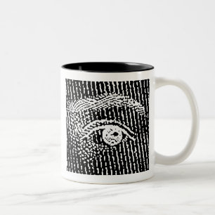 Queen Elizabeth's Eyes Two-Tone Coffee Mug