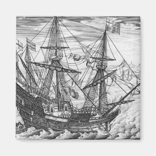Queen Elizabeth's Galleon Magnet