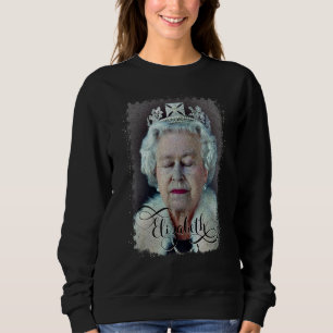 Queen Elizabeth's II British Crown Majesty Queen E Sweatshirt