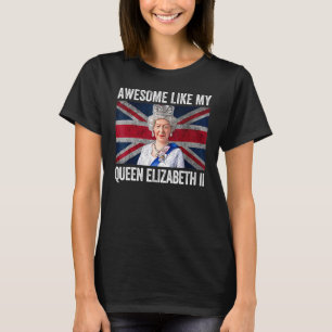 Queen Elizabeth's II British Crown Majesty Queen E T-Shirt